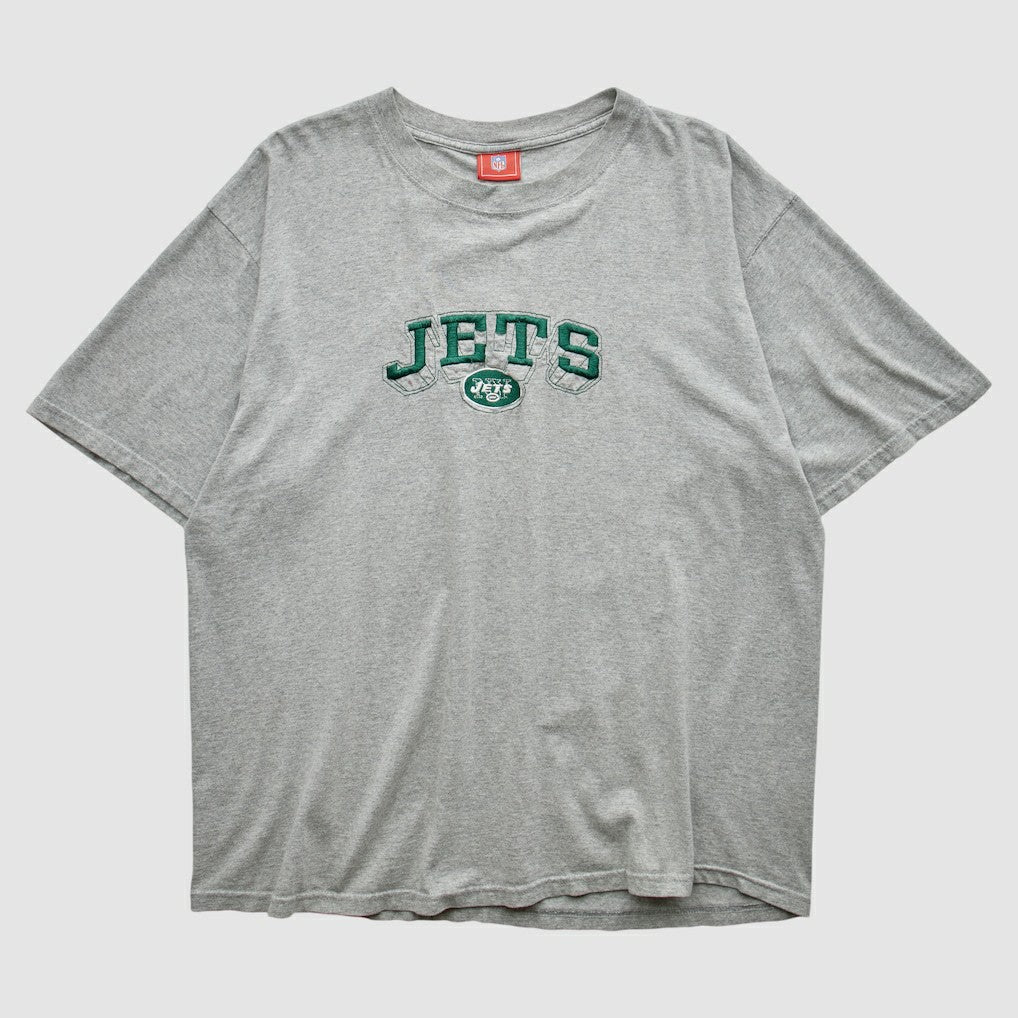 New York Jets NFL 2000s T-shirt Heather Gray Vintage - Fanatics