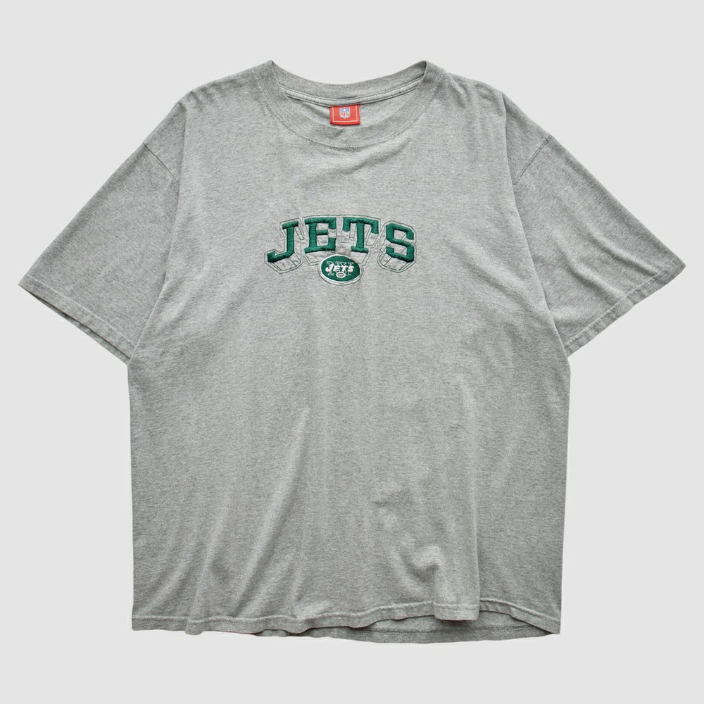 New York Jets NFL 2000s T-shirt Heather Gray Vintage - Fanatics