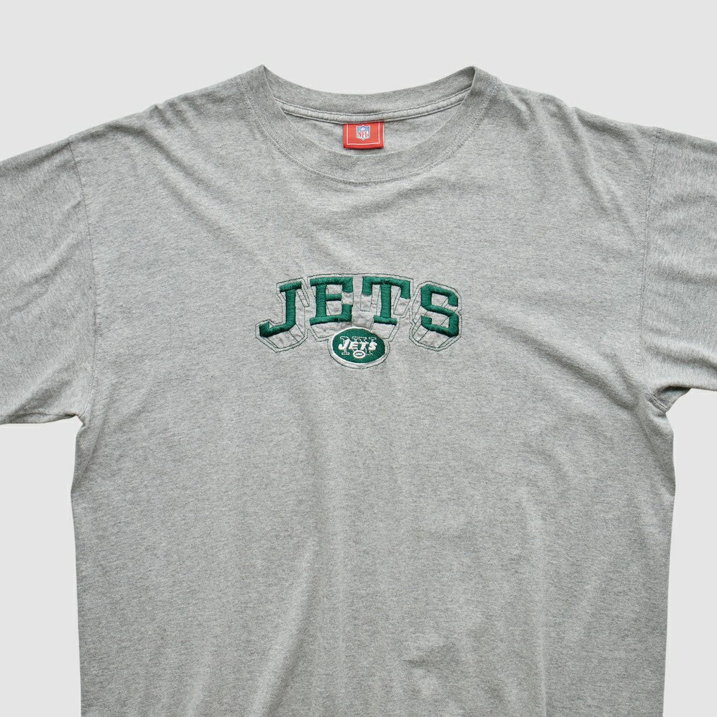 New York Jets NFL 2000s T-shirt Heather Gray Vintage - Fanatics