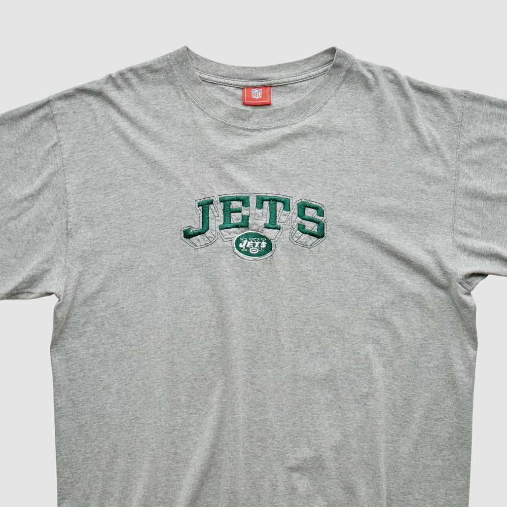 New York Jets NFL 2000s T-shirt Heather Gray Vintage - Fanatics
