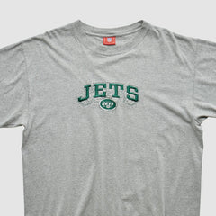 New York Jets NFL 2000s T-shirt Heather Gray Vintage - Fanatics