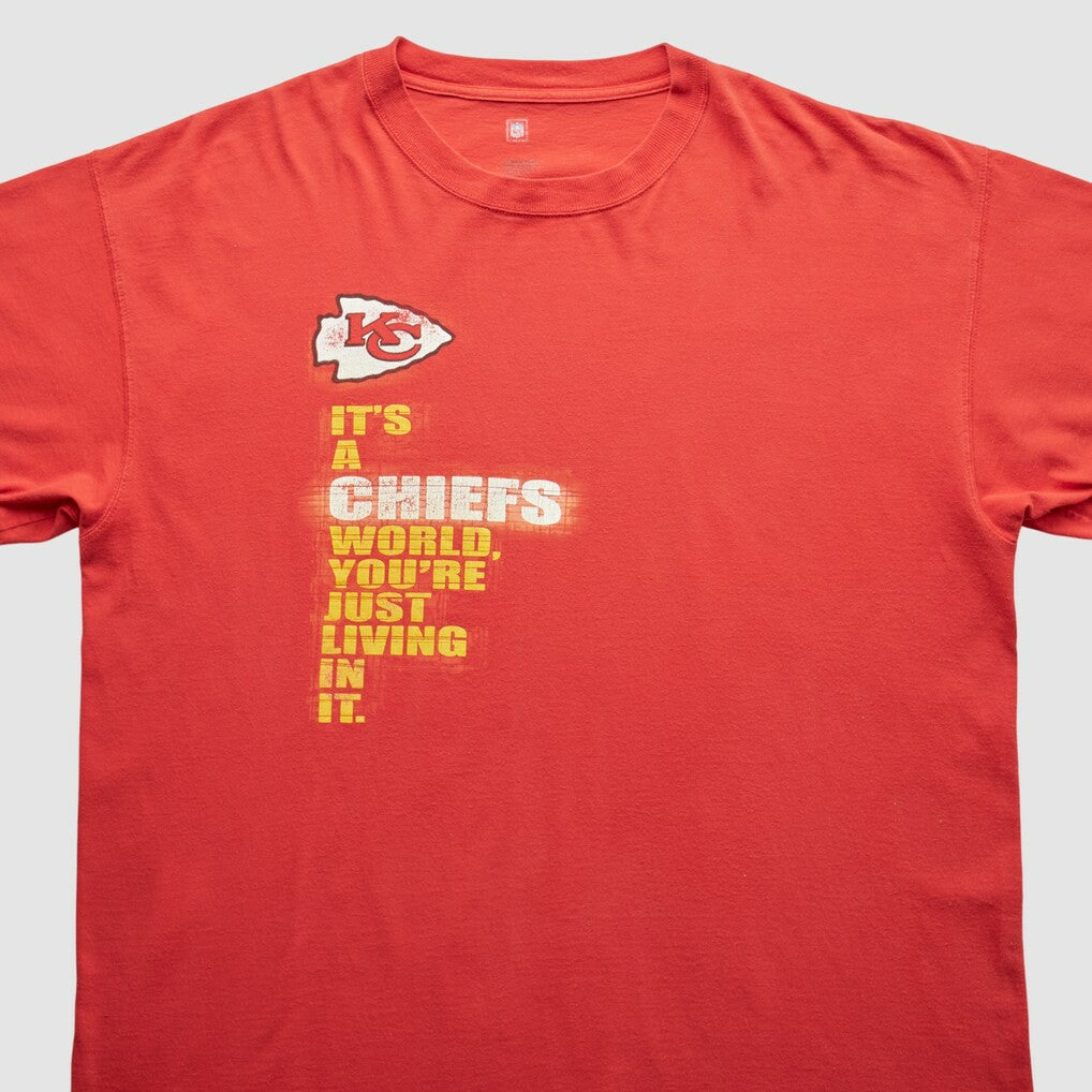Kansas City Chiefs NFL 2000s T-shirt Red Vintage - Fanatics