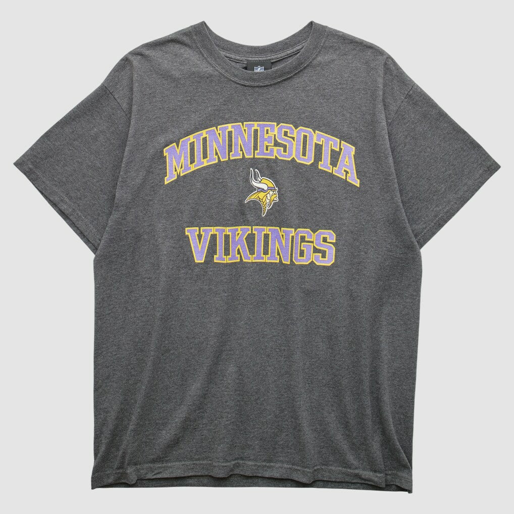 Minnesota Vikings NFL 2010s T-shirt Dark Heather Gray Vintage - Fanatics