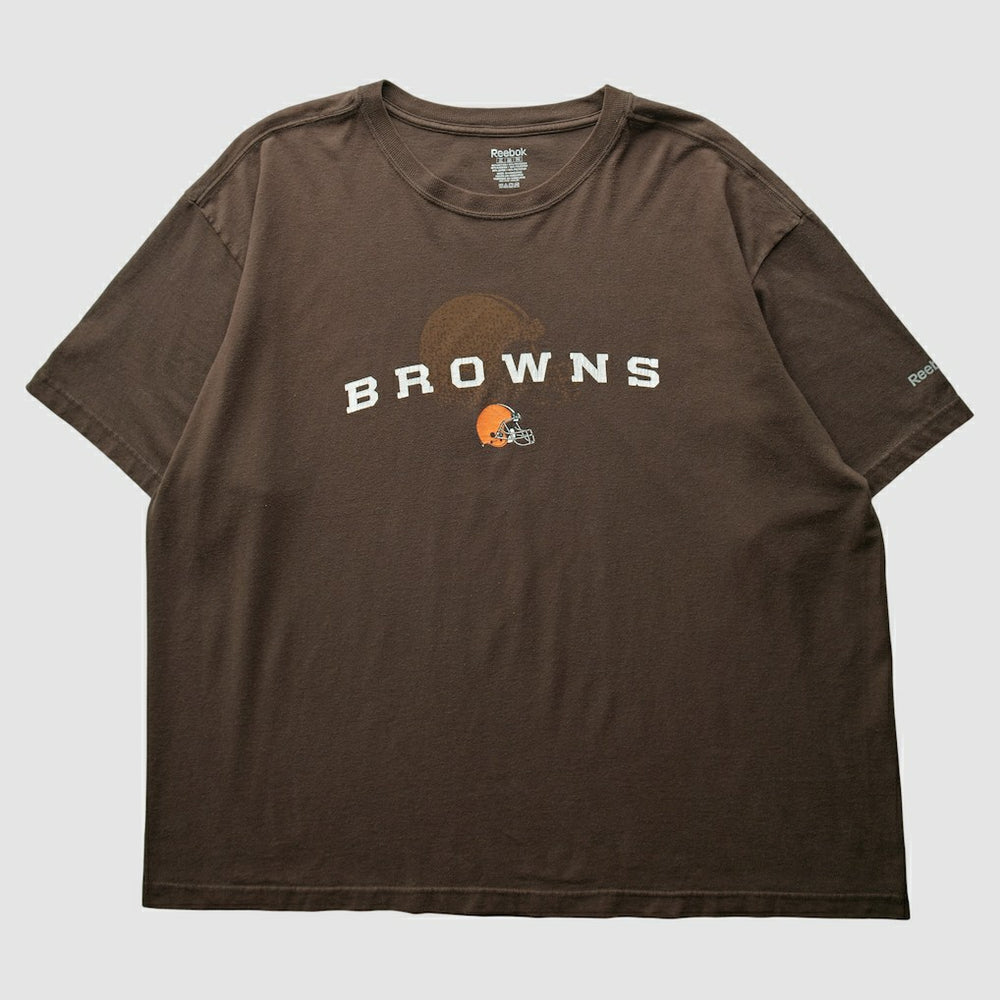 Cleveland Browns Reebok 2000s T-shirt Brown Vintage - Fanatics