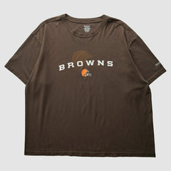 Cleveland Browns Reebok 2000s T-shirt Brown Vintage - Fanatics