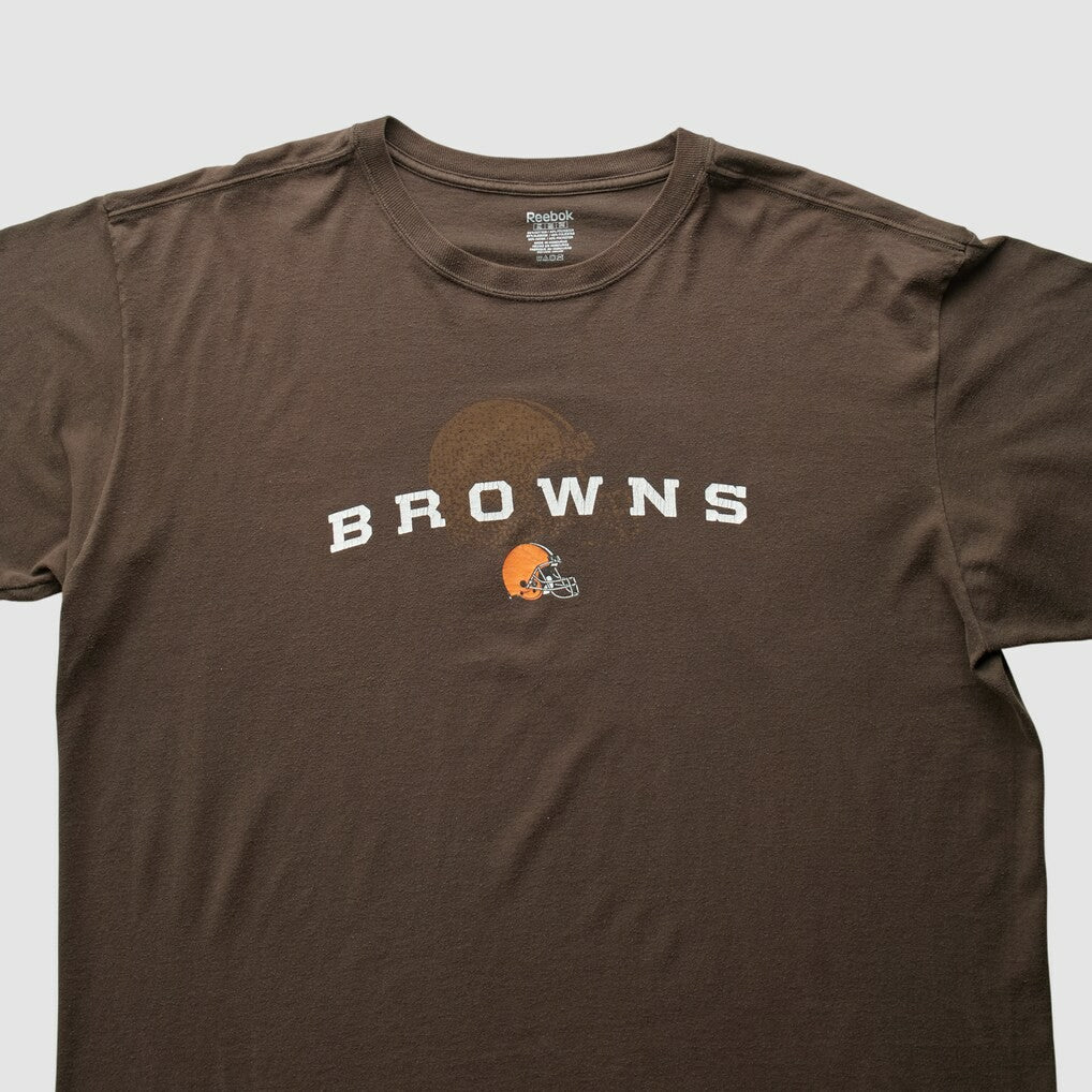 Cleveland Browns Reebok 2000s T-shirt Brown Vintage - Fanatics
