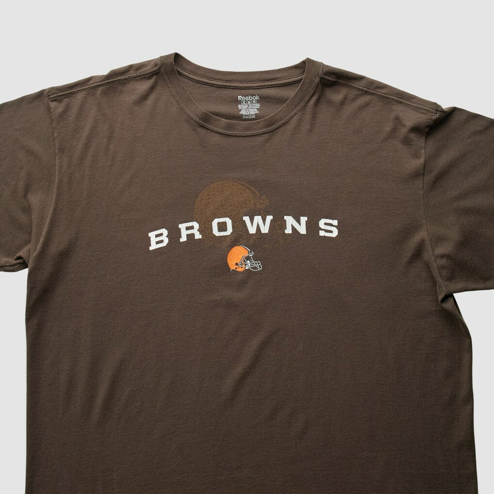 Cleveland Browns Reebok 2000s T-shirt Brown Vintage - Fanatics