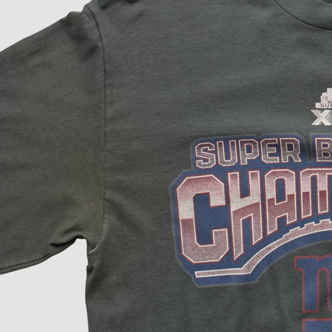 New York Giants 2012 Long Sleeve T-shirt Black Vintage - Fanatics