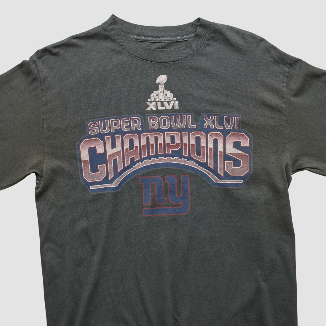 New York Giants 2012 Long Sleeve T-shirt Black Vintage - Fanatics