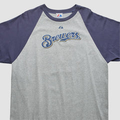 Milwaukee Brewers Majestic 2000s T-shirt discount