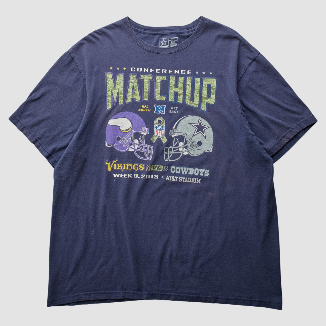 Dallas Cowboys Team Edition Apparel 2013 T-shirt Navy Vintage - Fanatics