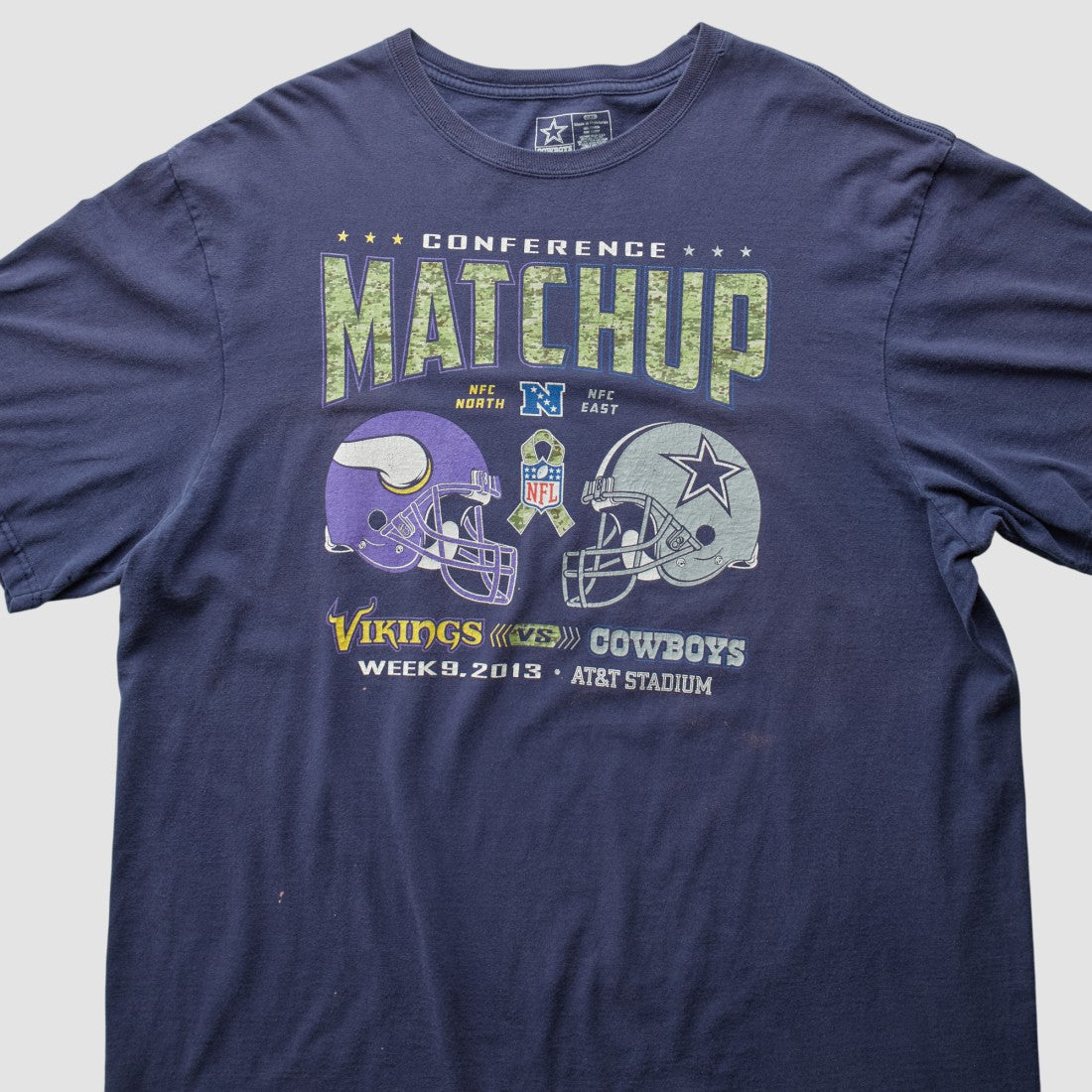Dallas Cowboys Team Edition Apparel 2013 T-shirt Navy Vintage - Fanatics