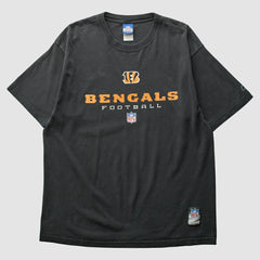 Cincinnati Bengals Reebok 2000s T-shirt Black Vintage - Fanatics