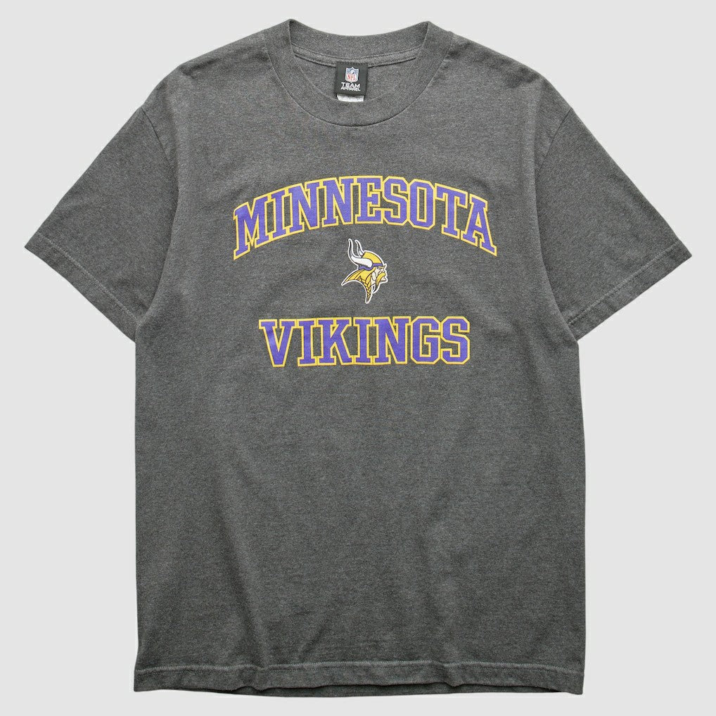 Minnesota Vikings Team Edition Apparel 2010s T-shirt Dark Heather Gray Vintage - Fanatics