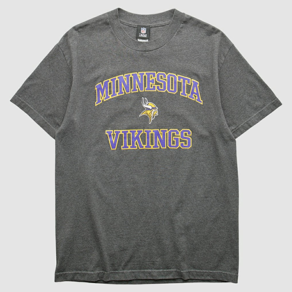 Minnesota Vikings Team Edition Apparel 2010s T-shirt Dark Heather Gray Vintage - Fanatics