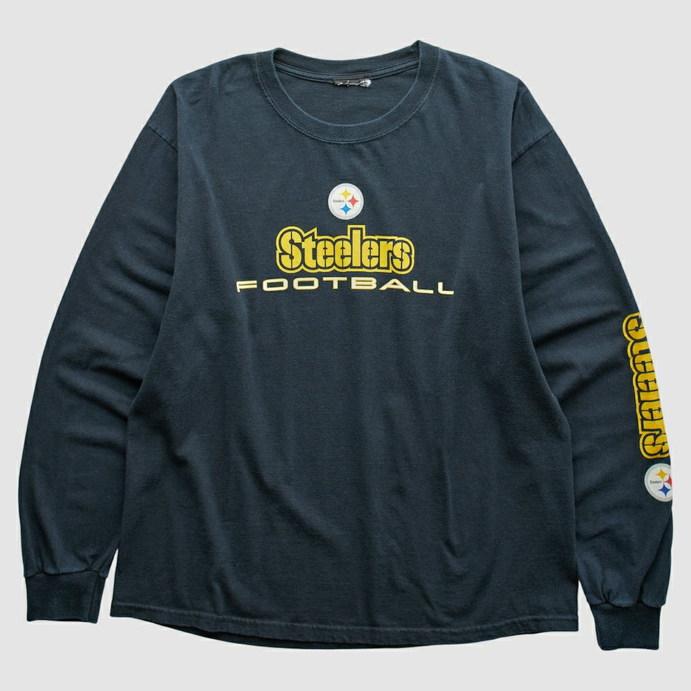 Pittsburgh Steelers NFL 2010s Long Sleeve T-shirt Navy Vintage - Fanatics