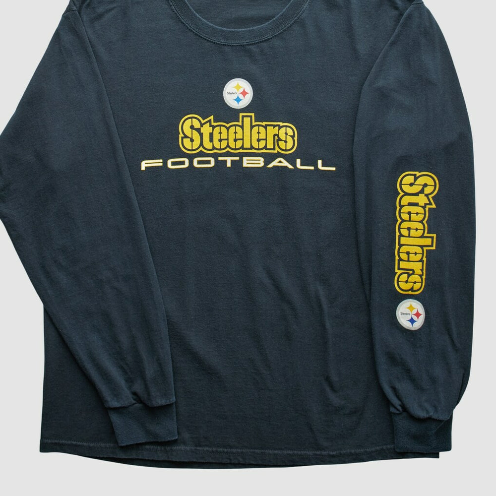 Pittsburgh Steelers NFL 2010s Long Sleeve T-shirt Navy Vintage - Fanatics