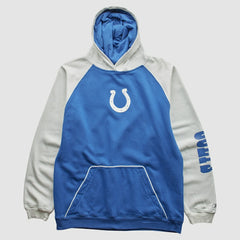 Indianapolis Colts Reebok 2000s Hooded Pullover Sweatshirt Blue Vintage - Fanatics