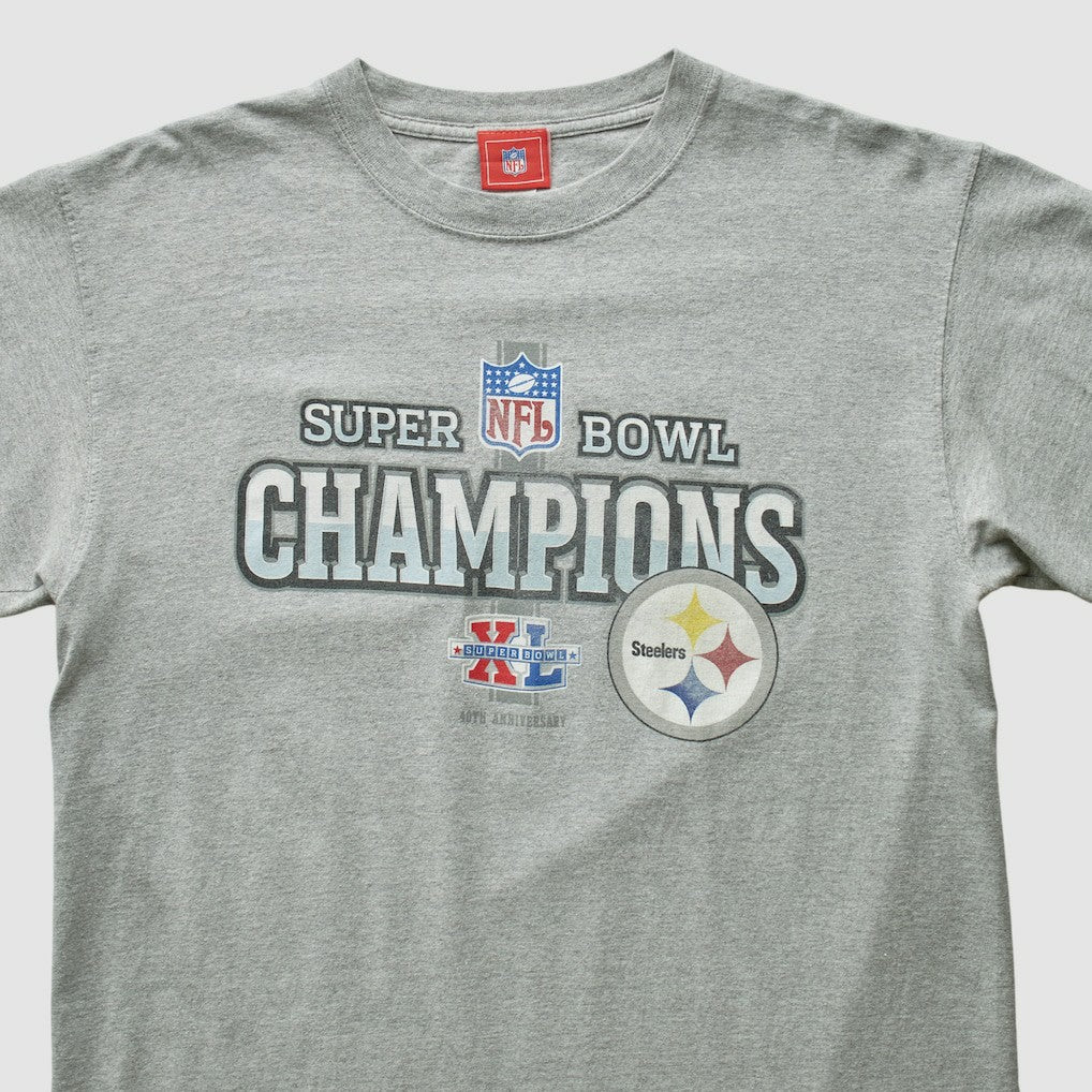 Pittsburgh Steelers NFL 2006 T-shirt Heather Gray Vintage - Fanatics