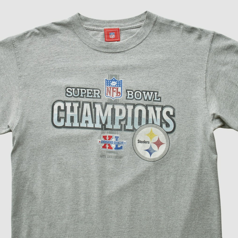 Pittsburgh Steelers NFL 2006 T-shirt Heather Gray Vintage - Fanatics