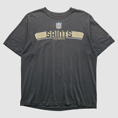 New Orleans Saints Reebok 2000s T-shirt Black Vintage - Fanatics