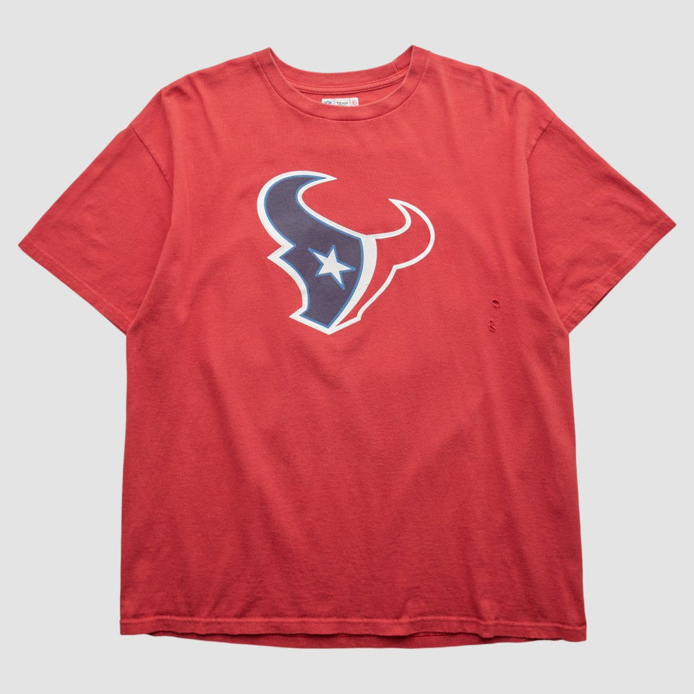 Houston Texans Team Edition Apparel 2000s T-shirt Red Vintage - Fanatics