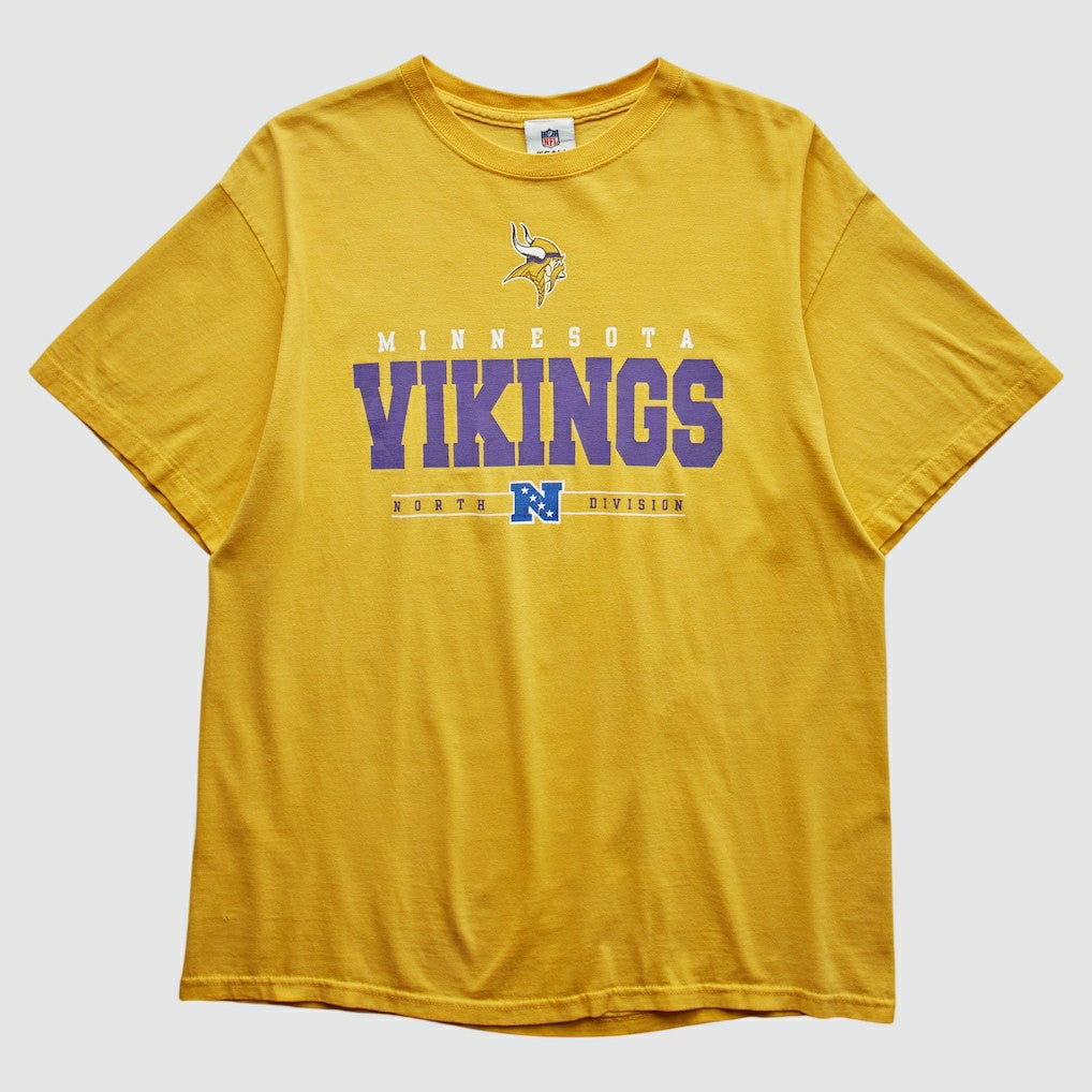 Minnesota Vikings NFL 2010s T-shirt Yellow Vintage - Fanatics