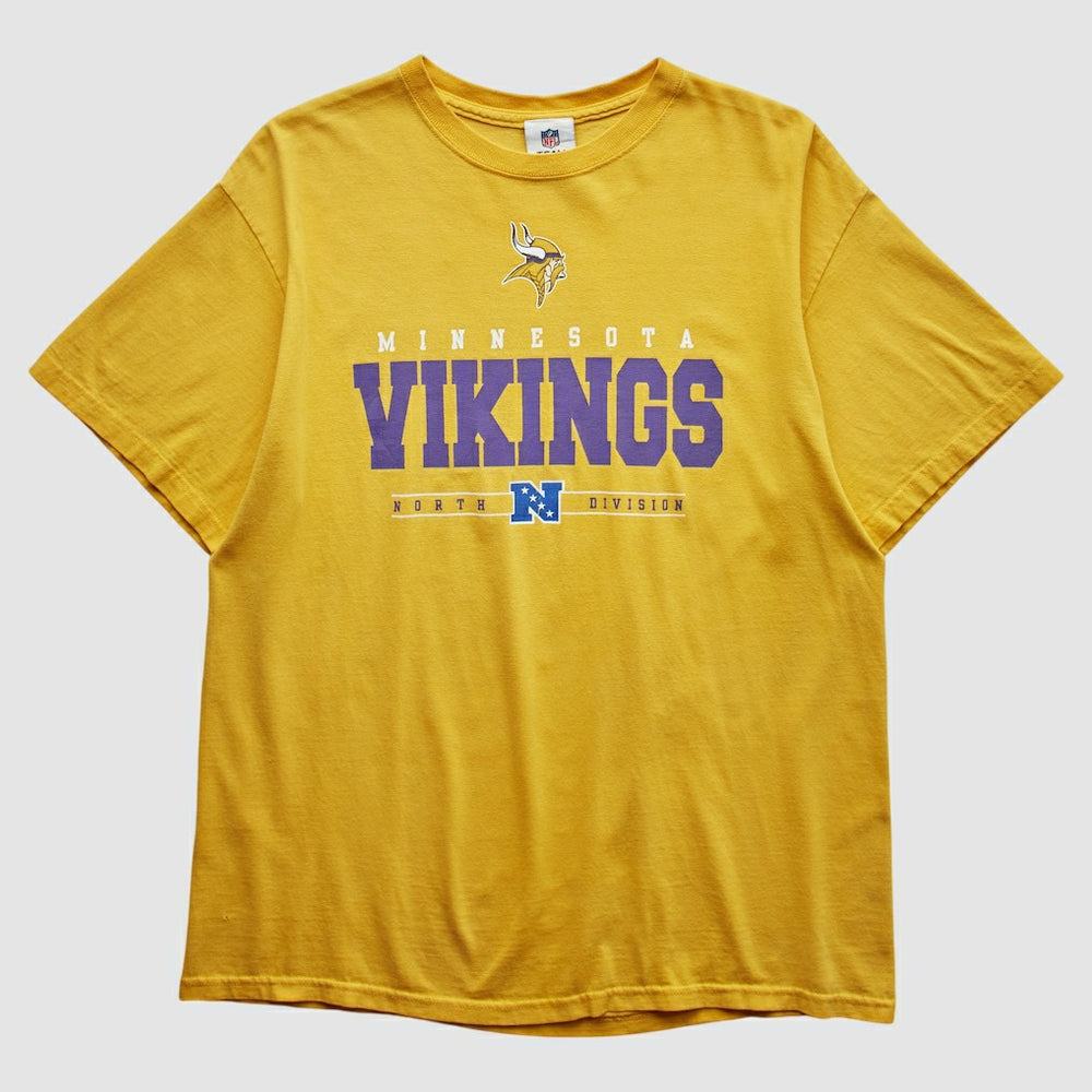 Minnesota Vikings NFL 2010s T-shirt Yellow Vintage - Fanatics