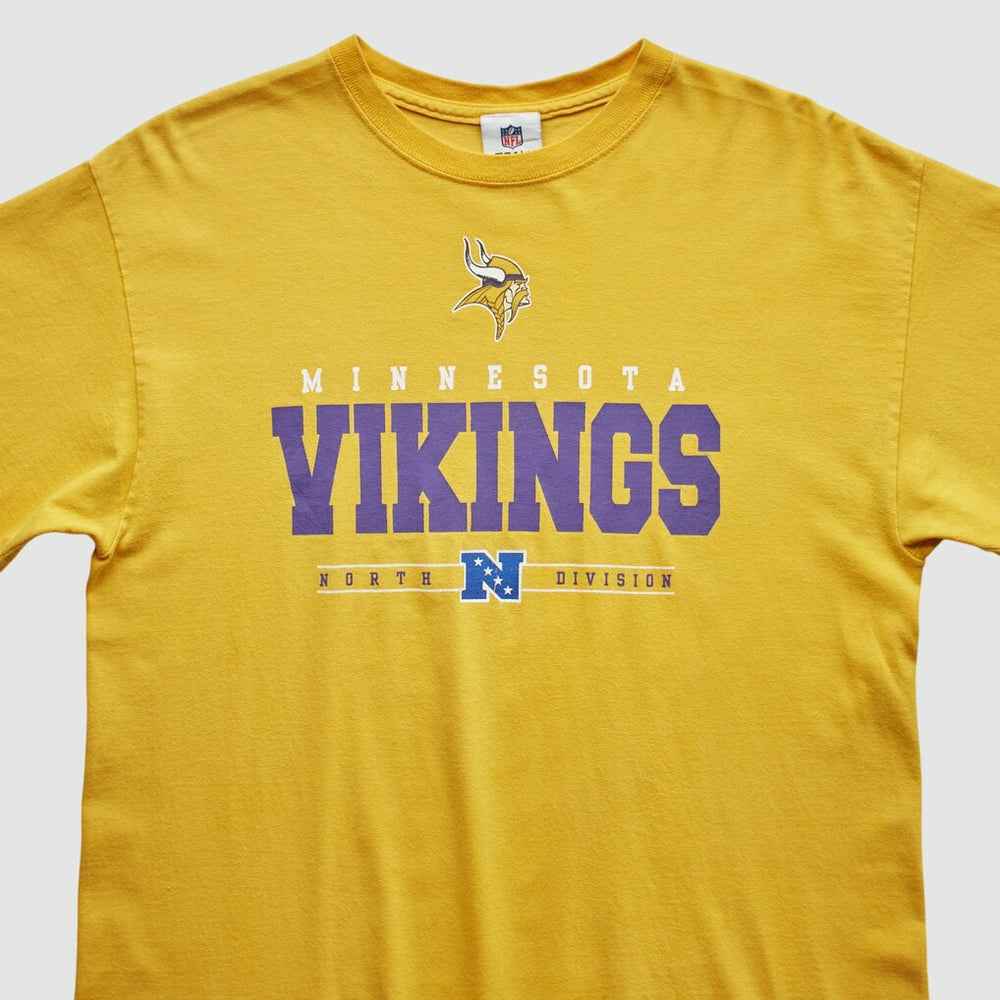 Minnesota Vikings NFL 2010s T-shirt Yellow Vintage - Fanatics