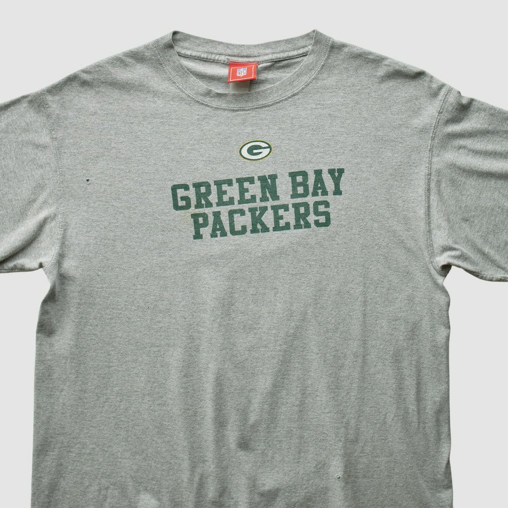 Green Bay Packers NFL 2000s T-shirt Heather Gray Vintage - Fanatics