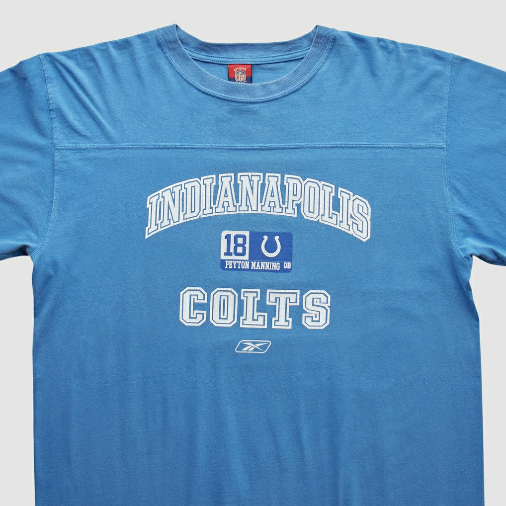 Indianapolis Colts Reebok 2000s Long Sleeve T-shirt Blue Vintage - Fanatics