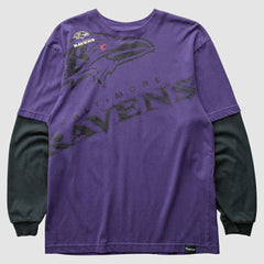 Baltimore Ravens Reebok 2010s Long Sleeve T-shirt Purple Vintage - Fanatics