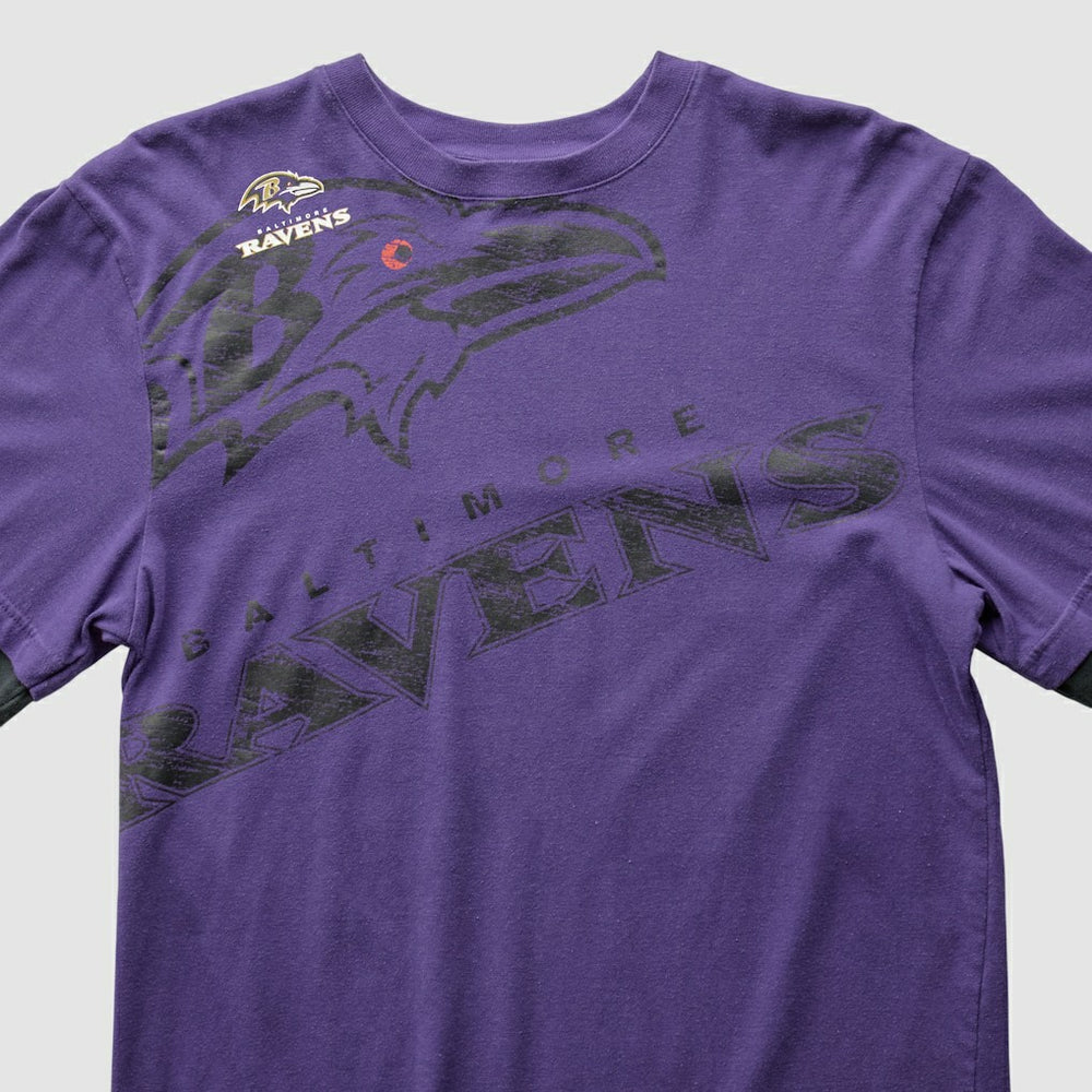 Baltimore Ravens Reebok 2010s Long Sleeve T-shirt Purple Vintage - Fanatics