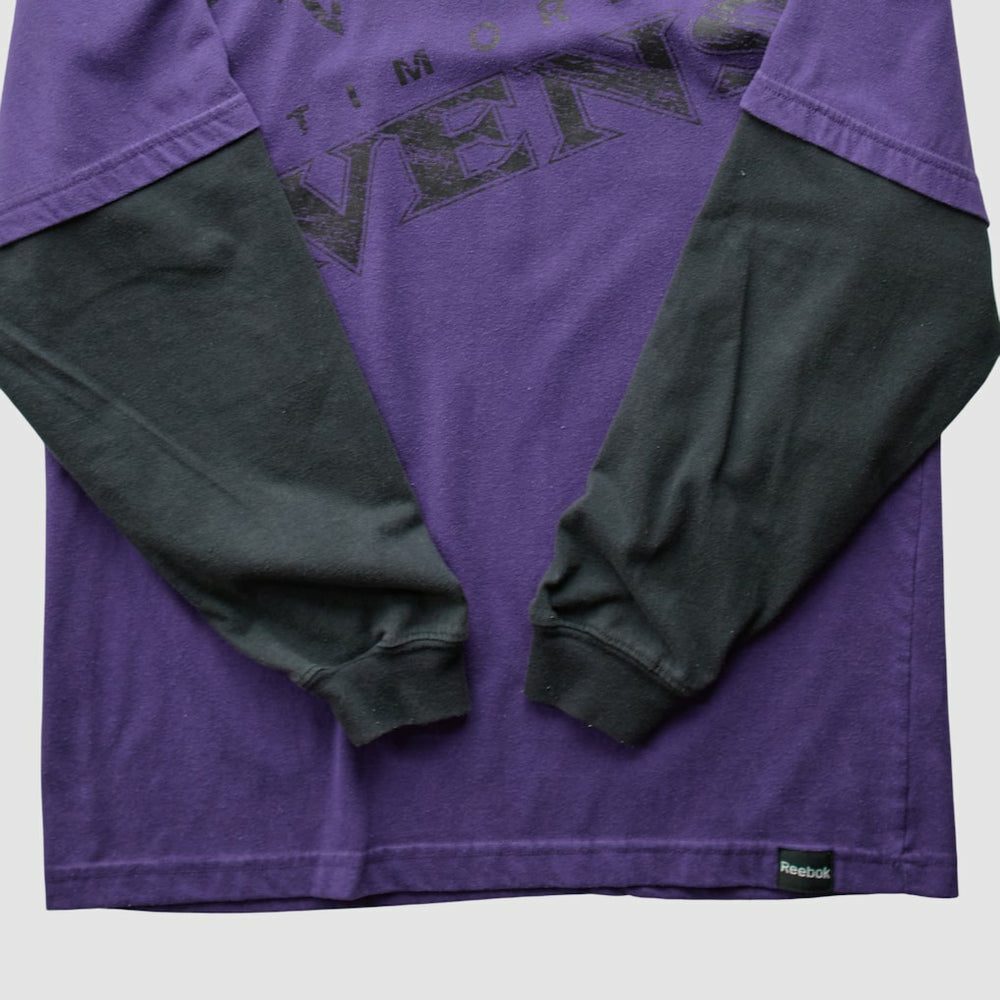 Baltimore Ravens Reebok 2010s Long Sleeve T-shirt Purple Vintage - Fanatics