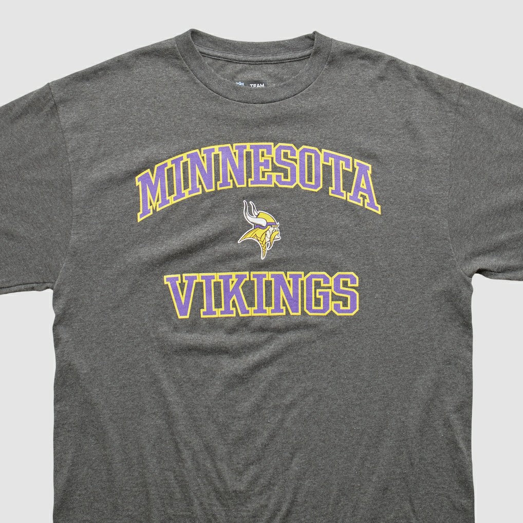 Minnesota Vikings NFL 2010s T-shirt Dark Heather Gray Vintage - Fanatics