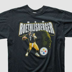 Pittsburgh Steelers NFL 2000s T-shirt Black Vintage - Fanatics