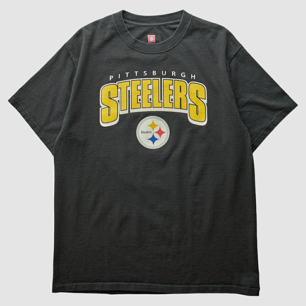 Pittsburgh Steelers NFL 2000s T-shirt Black Vintage - Fanatics
