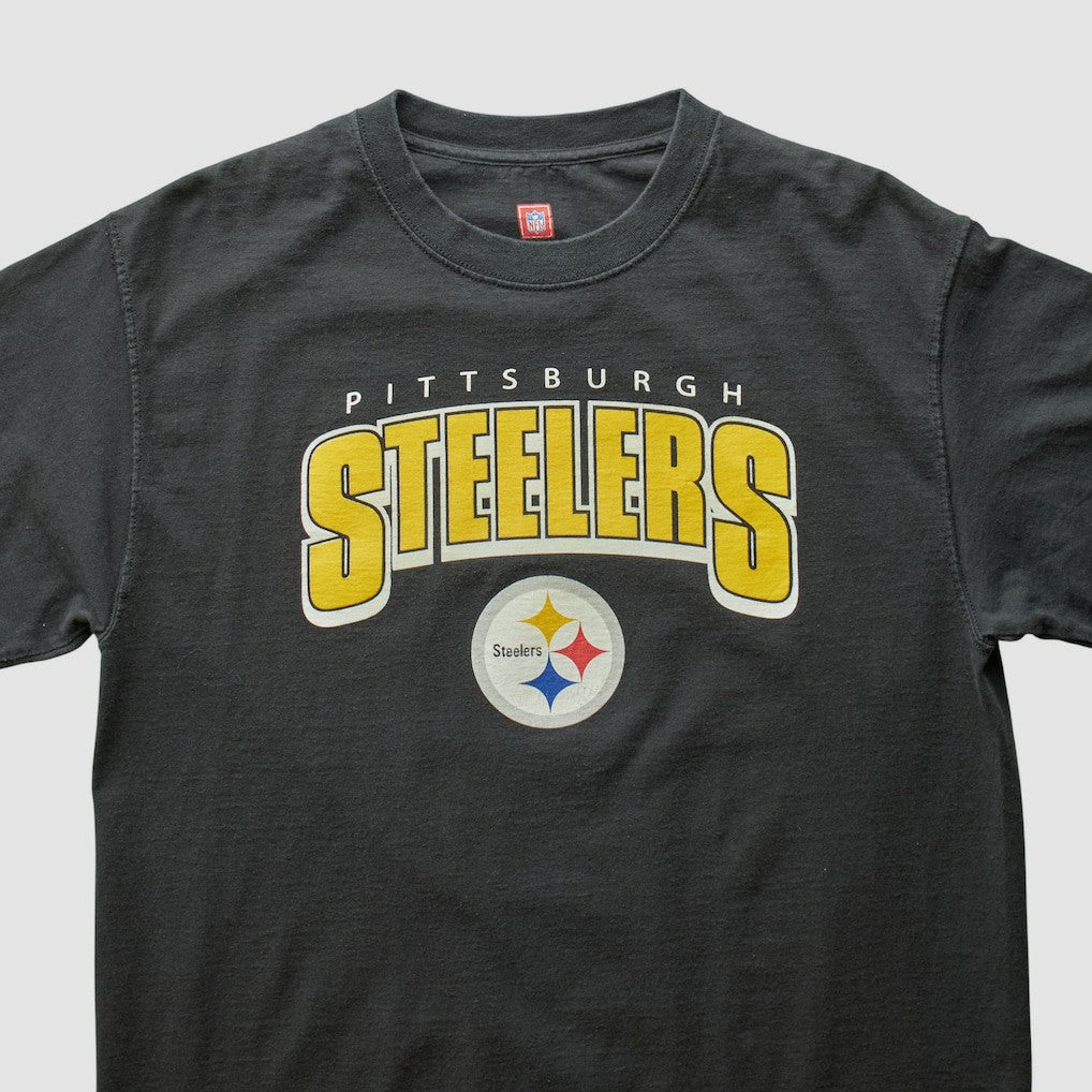 Pittsburgh Steelers NFL 2000s T-shirt Black Vintage - Fanatics