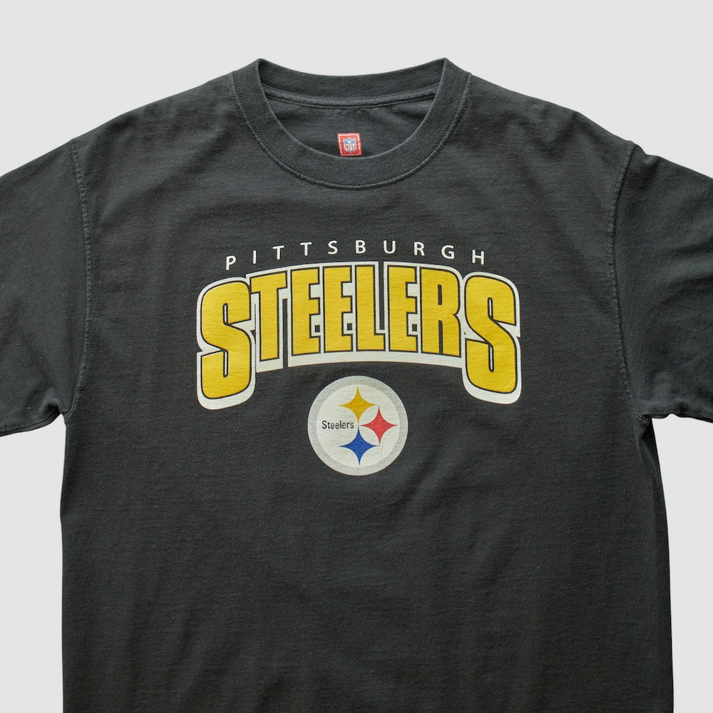 Pittsburgh Steelers NFL 2000s T-shirt Black Vintage - Fanatics