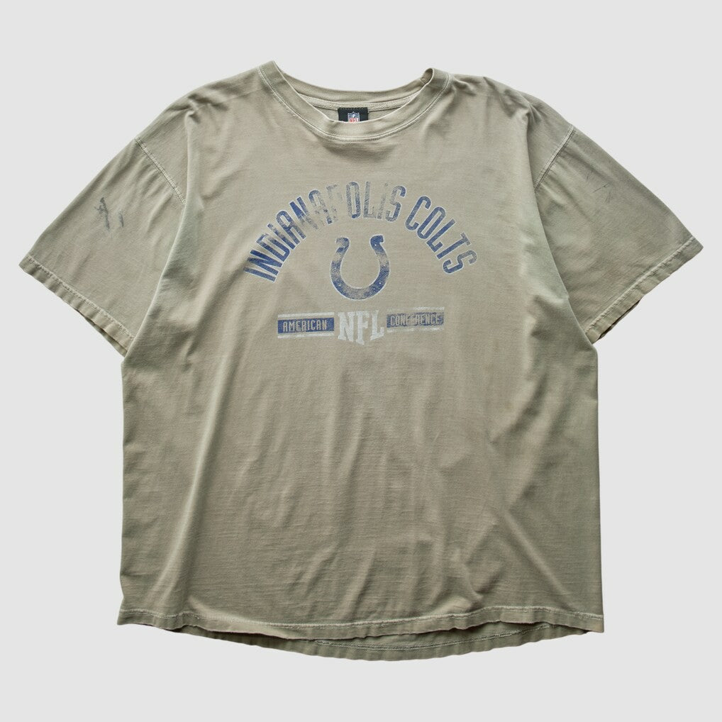 Indianapolis Colts NFL 2010s T-shirt Brown Vintage - Fanatics