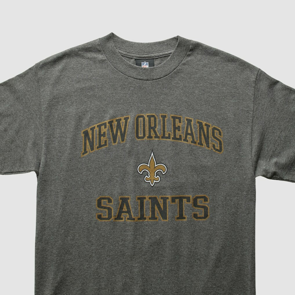 New Orleans Saints NFL 2010s T-shirt Dark Heather Gray Vintage - Fanatics