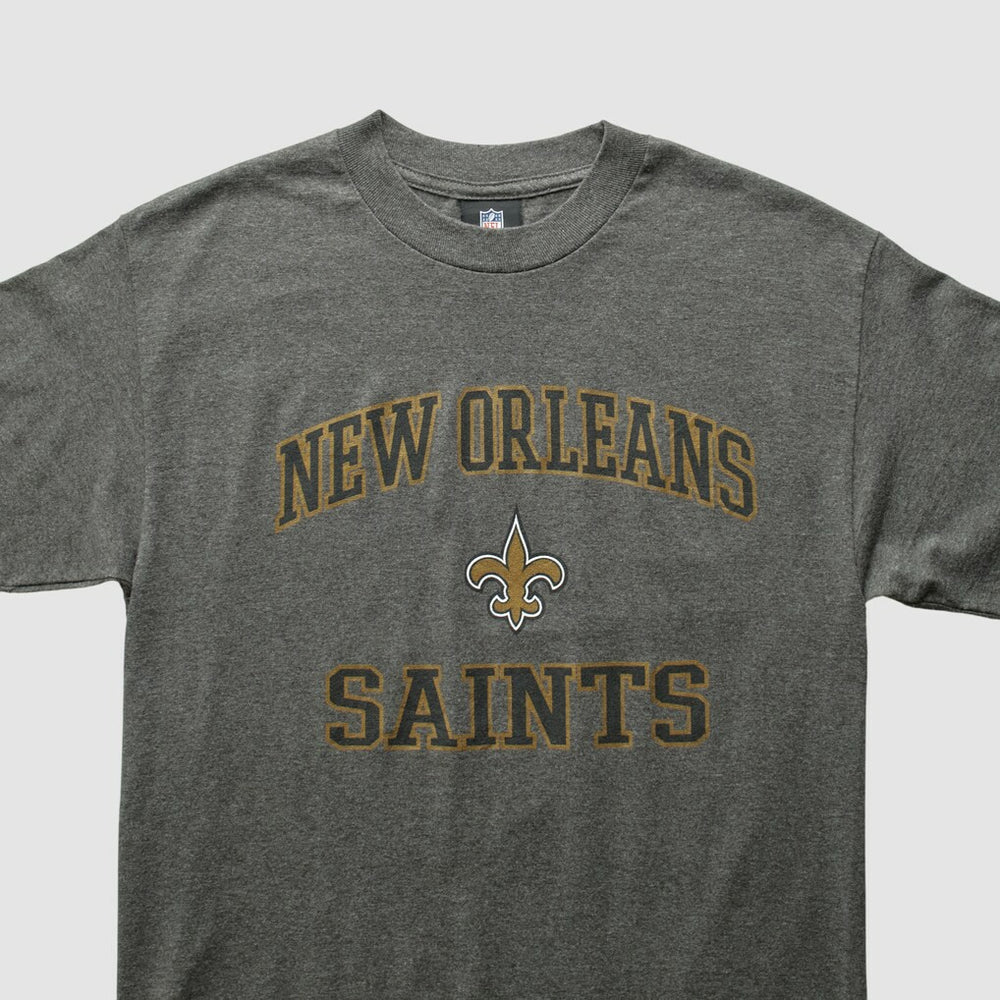 New Orleans Saints NFL 2010s T-shirt Dark Heather Gray Vintage - Fanatics