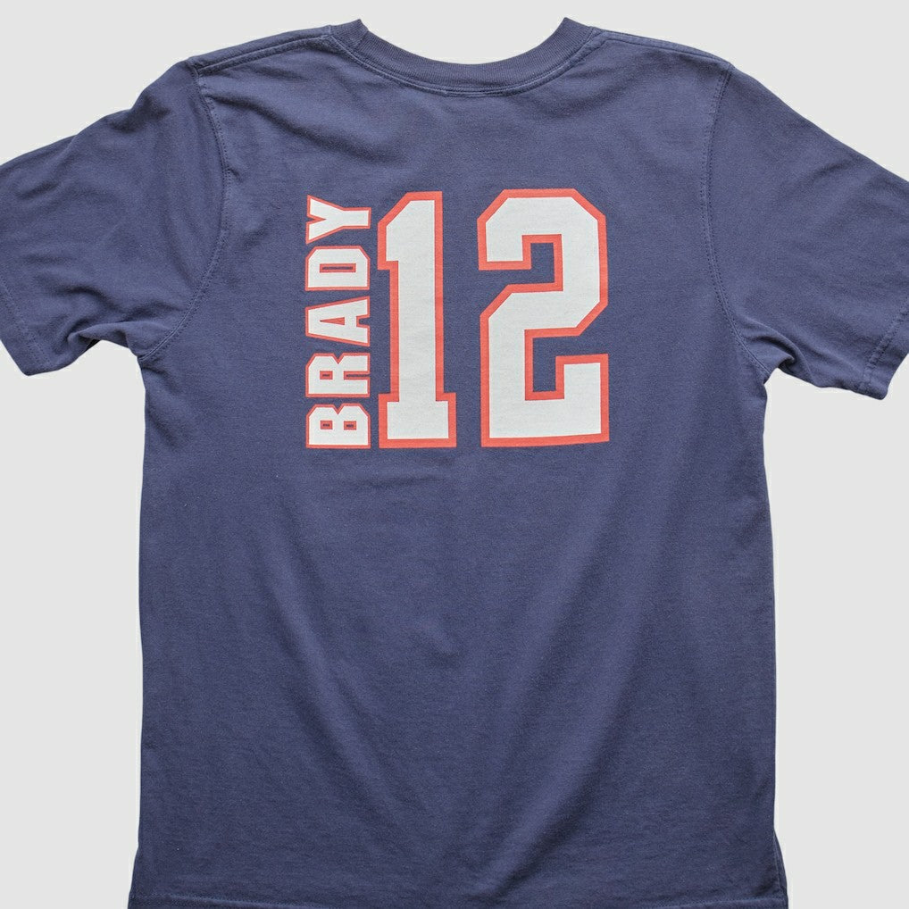 New England Patriots Reebok 2000s T-shirt Navy Vintage - Fanatics