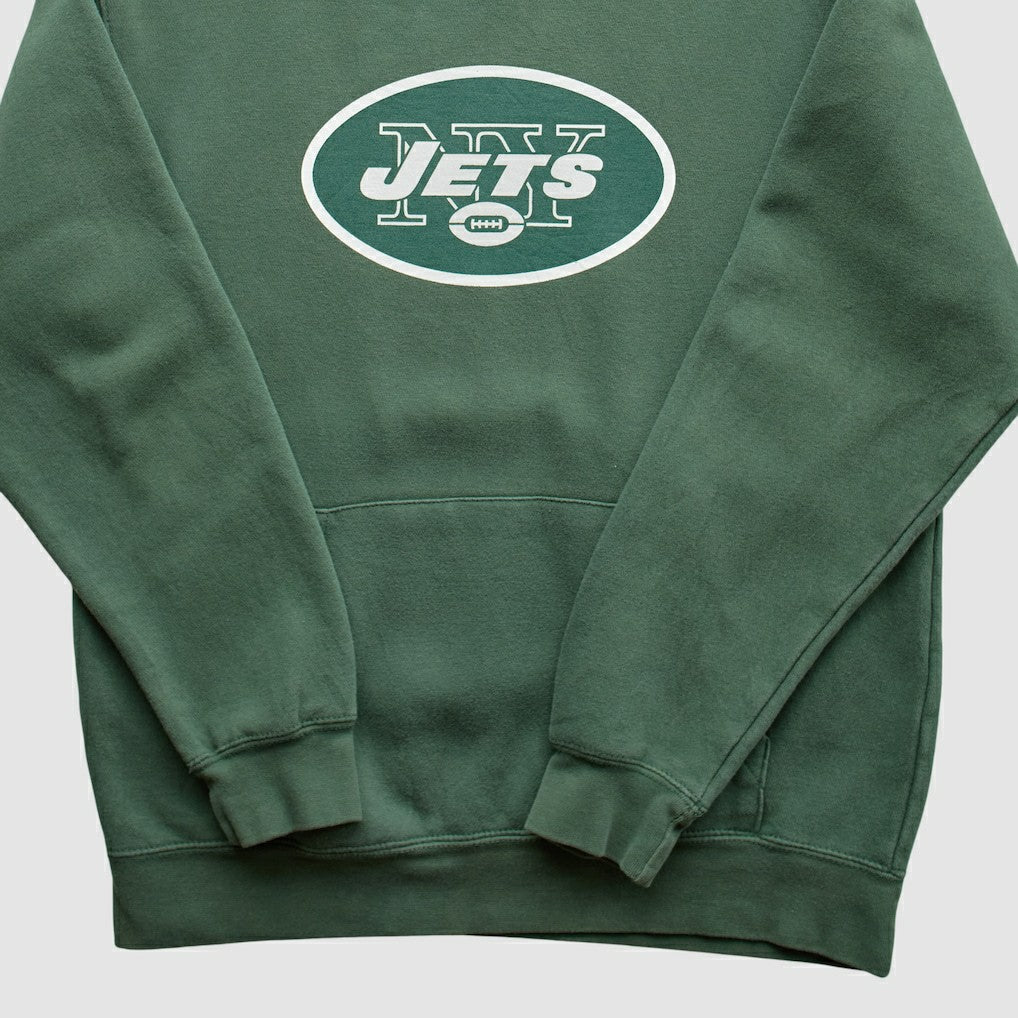 New York Jets NFL 2010s Hooded Sweatshirt Green Vintage - Fanatics