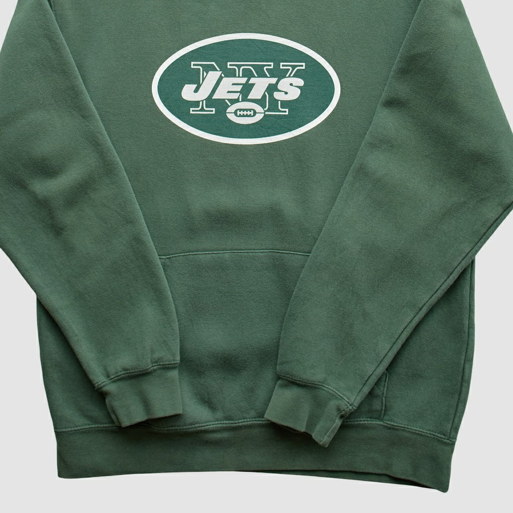 New York Jets NFL 2010s Hooded Sweatshirt Green Vintage - Fanatics