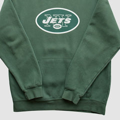 New York Jets NFL 2010s Hooded Sweatshirt Green Vintage - Fanatics