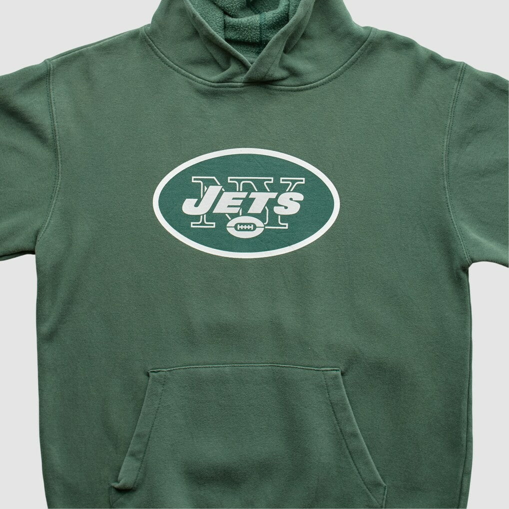 New York Jets NFL 2010s Hooded Sweatshirt Green Vintage - Fanatics
