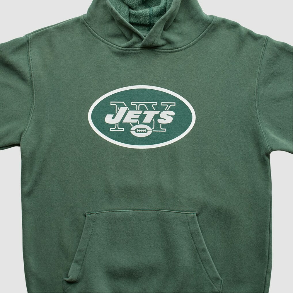 New York Jets NFL 2010s Hooded Sweatshirt Green Vintage - Fanatics