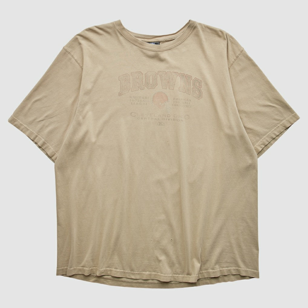 Cleveland Browns NFL 2000s T-shirt Tan Vintage - Fanatics