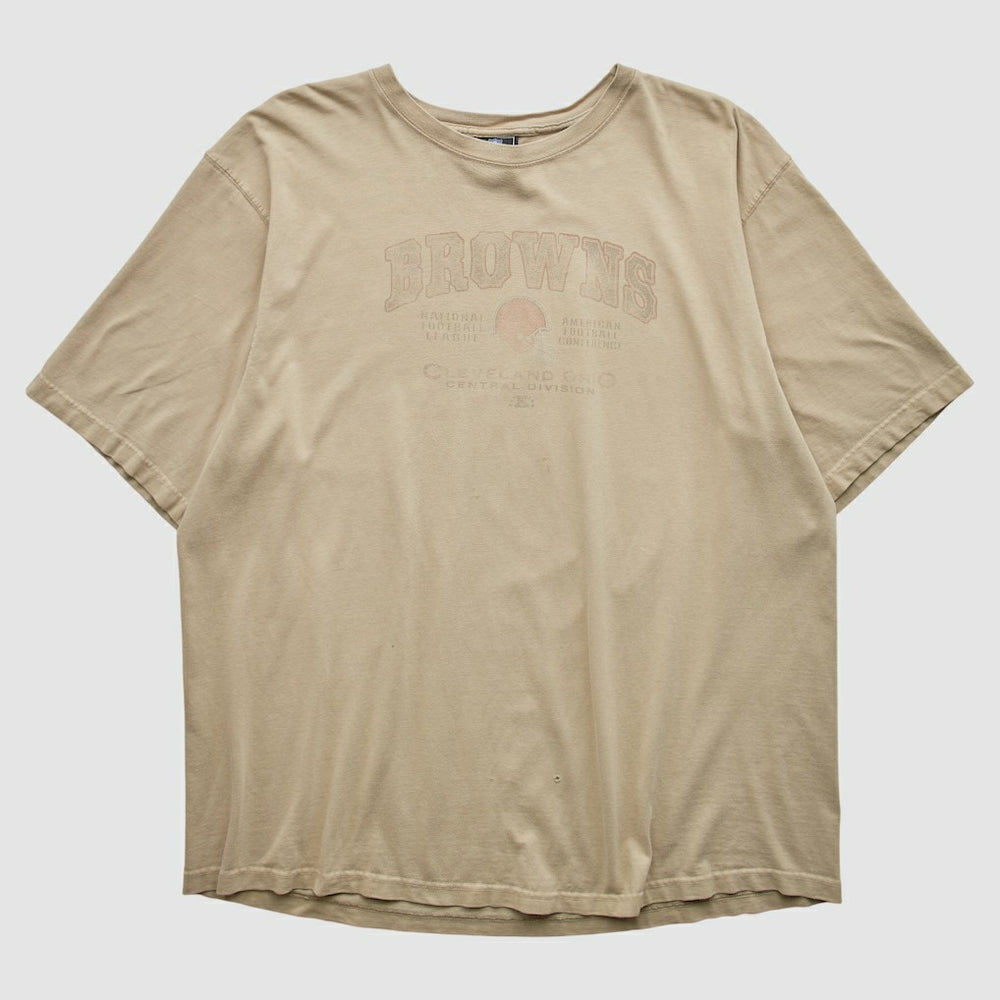 Cleveland Browns NFL 2000s T-shirt Tan Vintage - Fanatics